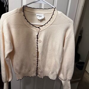 Willow & Root Cream Button-Up Cardigan